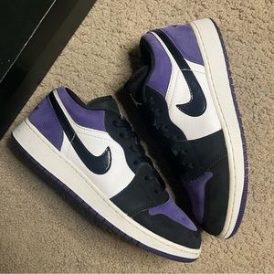 Jordan 1 Low “Court Purple” GS
